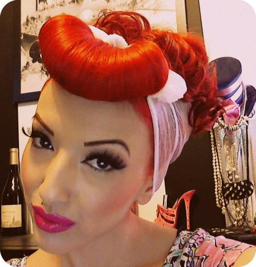 Everything You Need to be Perfectly 50's: Victory Rolls and Pin Up Hair
