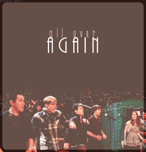 Big Time Rush ABCs — All Over Again It’s like I’m falling in love all over againFor the first time, and I know that it feels right 