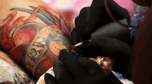 swallow tattoo gifs | WiffleGif
