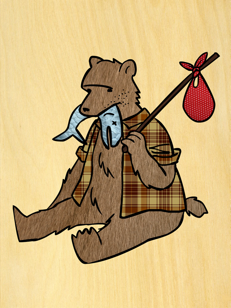 Here's a homeless bear who trades sad stories for fish. : r/IDAP