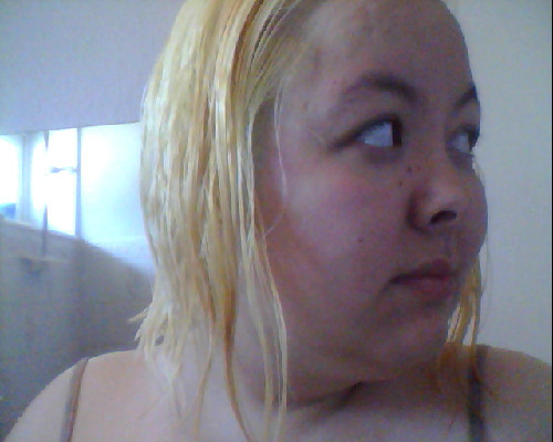 Rare photo of me mid-dye. This is the reason I don’t ever...