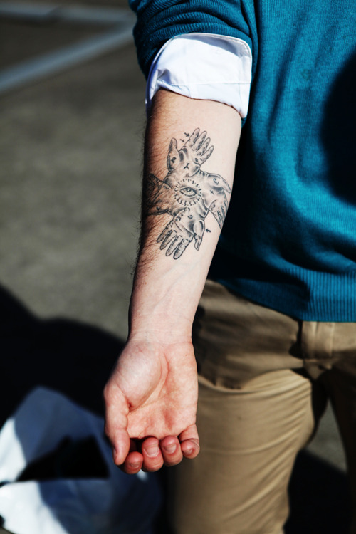 Norton&#8217;s tattoo.