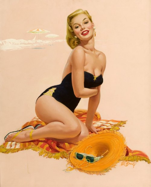 Vintage french pin ups