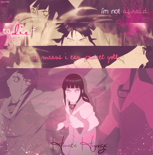  That's why…I'm not afraid to die, if it means I can protect you.Because…I love you, Naruto-kun. 