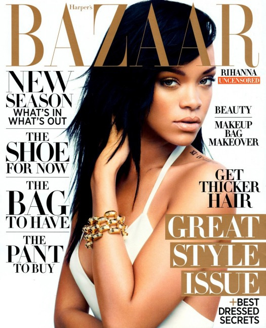 
[HQ] Rihanna on the cover of Harper’s Bazaar Magazine.

