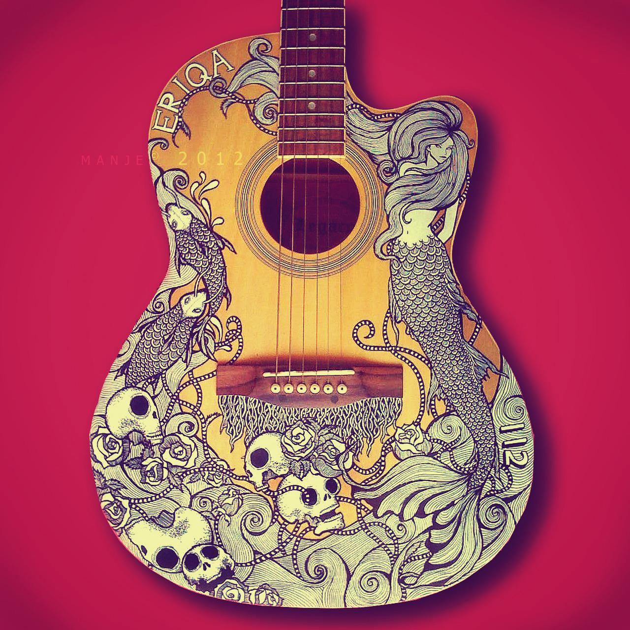 Guitar art by Manje