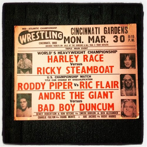 Vintage Wrestling Poster 100