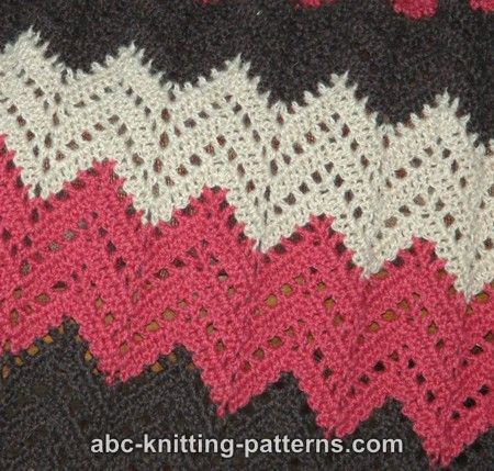 Double Crochet Ripple Blanket | AllFreeCrochetAfghanPatterns.com
