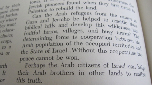 Making the desert bloom with the help of the Occupation<br /> —“Behold, The Land” Social studies textbook, 1968