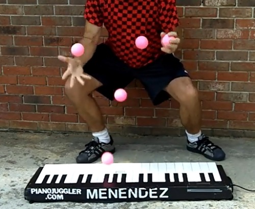 Malabarismo Musical: Piano Juggling