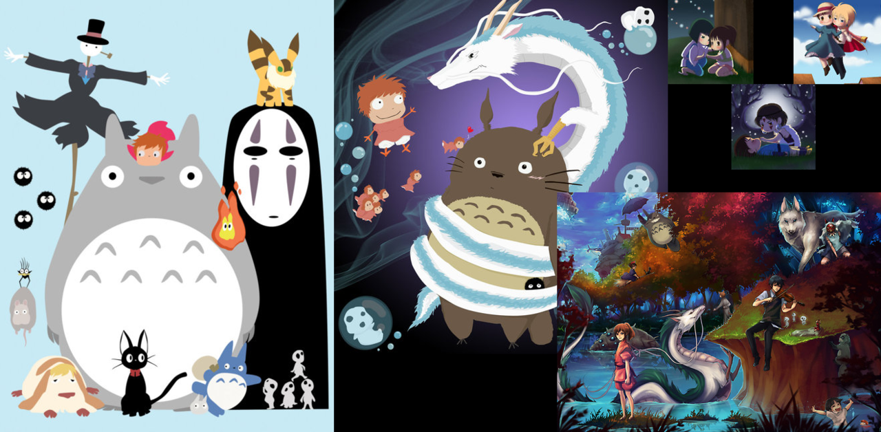 Disney+Avatar=Ghibli, Studio Ghibli Collage #2