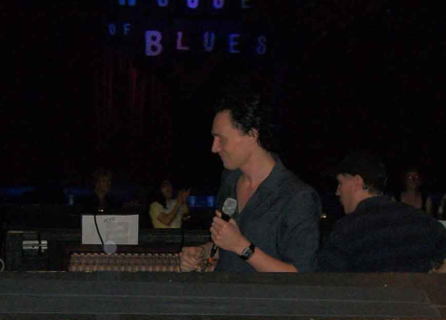  Tom at the Avengers wrap party, hosted by himself at the House of Blues, where he was in charge of the music. 