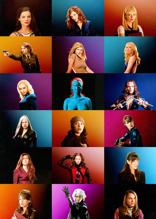  Women of Marvel (movie ‘verse) vol. Ibased on a request from buckycaps 