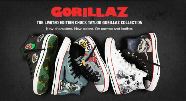 converse gorillaz collection