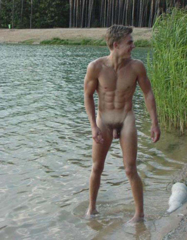 Teen male swimmers nude