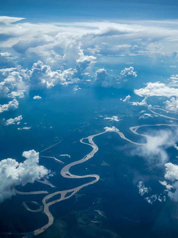 Somewhere over the Amazon River (by Duane Miller) 