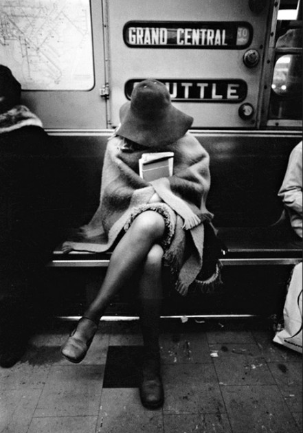  A woman on the subway, New York City, 1970s. facebook | instagram