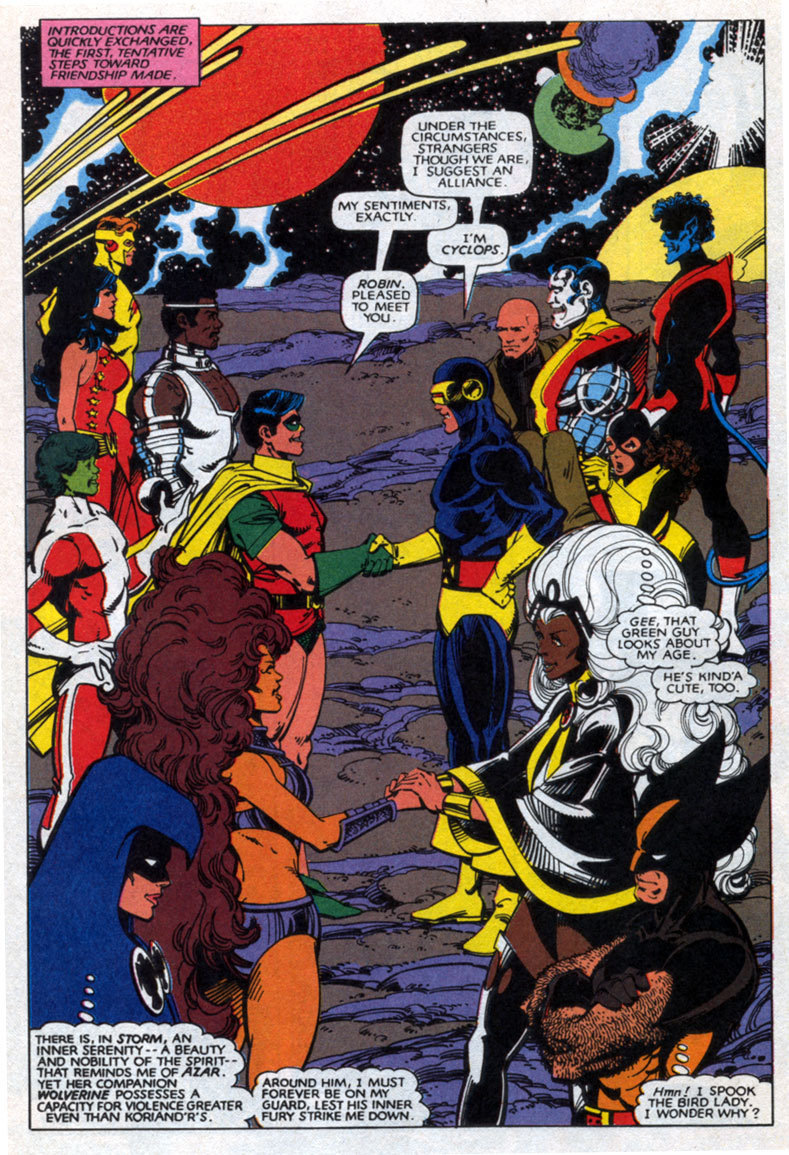 The Uncanny X Men And The New Teen Titans 46