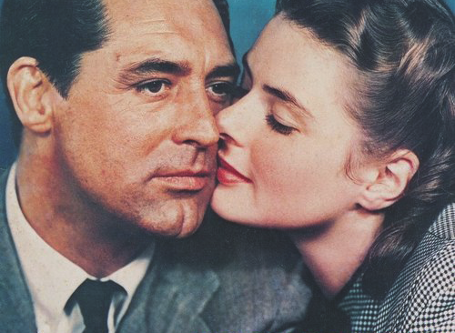 Cary Grant and Ingrid Bergman