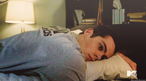  #he looks so exhausted #and it makes me want to curl up with him rub his back until he falls asleep 