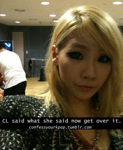 CL said what she said now get over it.