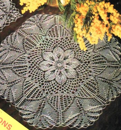 knit tablecloth patterns