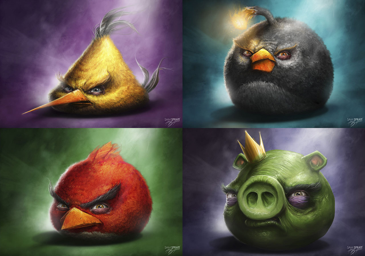 Angry Birds Illustration 