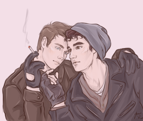 little quick pic for someone who asked me to draw badboys. i know it&#8217;s lame but still. 