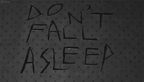 scary gif death horror nightmare don't fall asleep cierpienie •