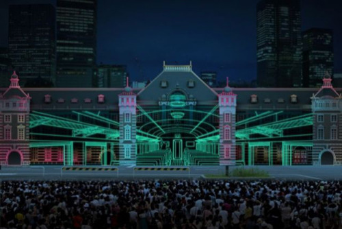 東京駅がスクリーンになる、プロジェクションマッピングイベント「TOKYO STATION VISION -トウキョウステーションビジョン-」が開催 | 2.5D