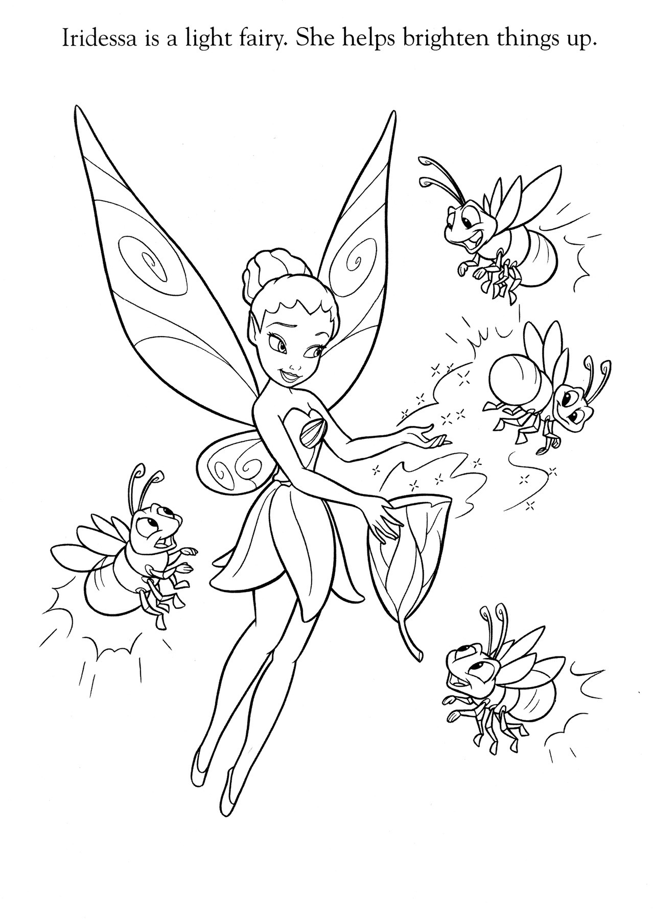 fairy coloring pages disney - photo #41