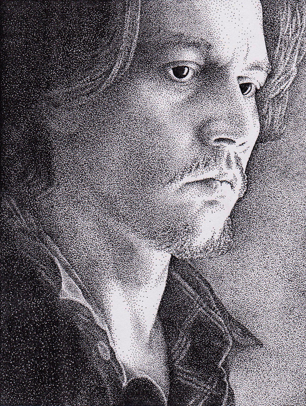 Johnny Depp With Dots 