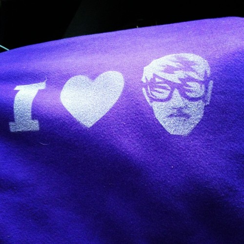 Watching Justin Bieber in my custom Belieber hoodie.