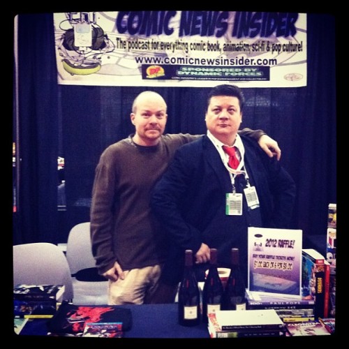 Me &amp; producer Joe at the Comic News Insider booth 3350. #nycc  (Taken with Instagram at New York Comic Con)