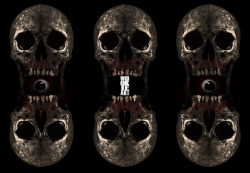 Triple-Shot BSG Skull - (C) WOOKIEART, 2012. http://bloodsoakedgraphics.tumblr.com/