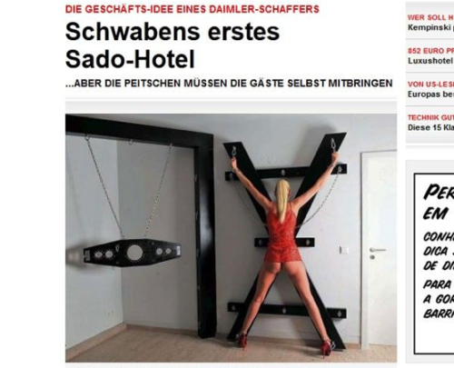 Hotel Sadomasoquista Inaugurado na Alemanha
