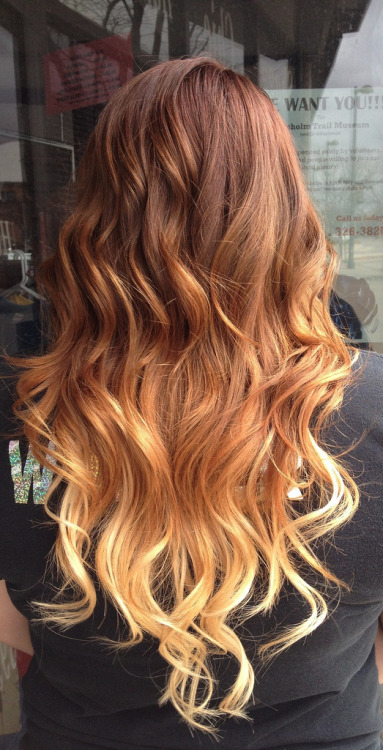 I love this! Ombré hair is the coolest