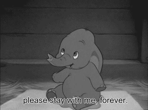 please stay with me, forever.