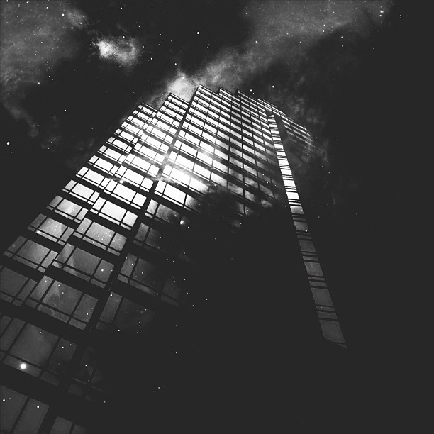 #late #space #nebula #dark #buildings #lookingup #blackandwhite #downtown #financialdistrict #toronto #ontario #canada #igers #ignation #instagram #instagramer #instagood #instamood #instagramhub #instadaily #photooftheday #iphone4s #iphonephotography #snapseed #picfx #vscocam #vsco #justgoshoot #centralfeed #nofilter